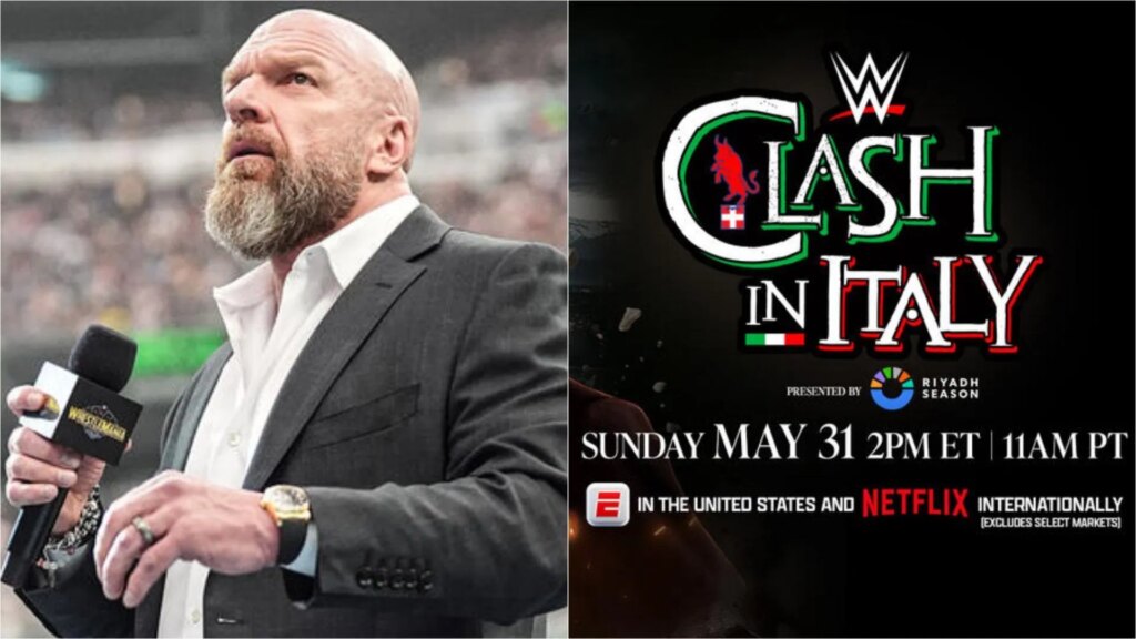 Triple H drops a bombshell announcement for WWE Clash in Italy 2026 Triple H and Clash in Italy
