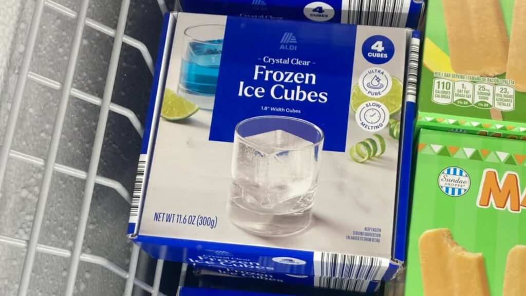 Frozen Ice Cubes Aldi