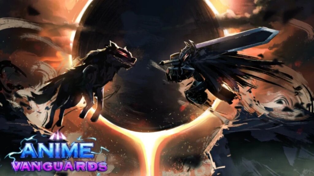 Anime Vanguards game banner (Image via Roblox)
