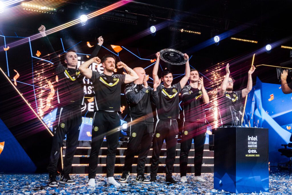 CS2 dominating esports markets at Kalshi as states take aim at operator Team Vitality lifts the IEM Melbourne 2025 trophy after securing the ESL Grand Slam Season 5 in Counter-Strike 2