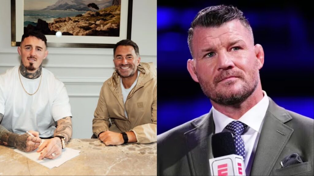 Eddie Hearn fires back at Michael Bisping for criticizing Tom Aspinall