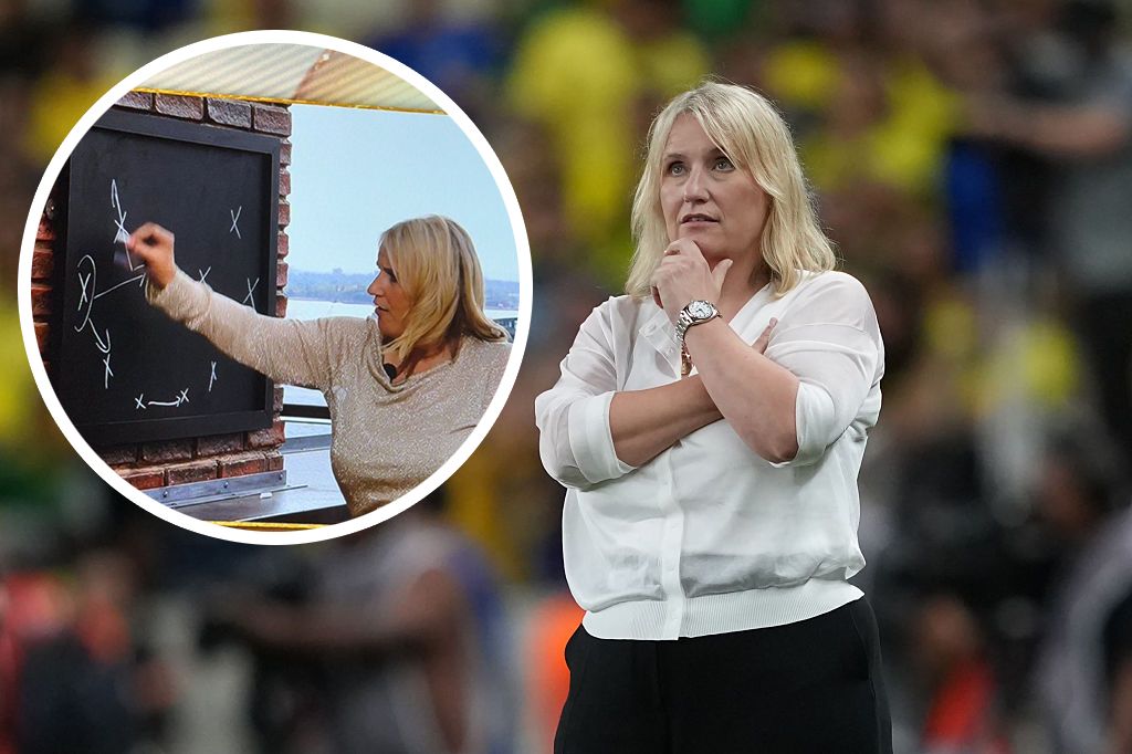 ‘I want you to notice these things’: World Cup pundit explains the value of in-play chalkboard analysis Emma Hayes