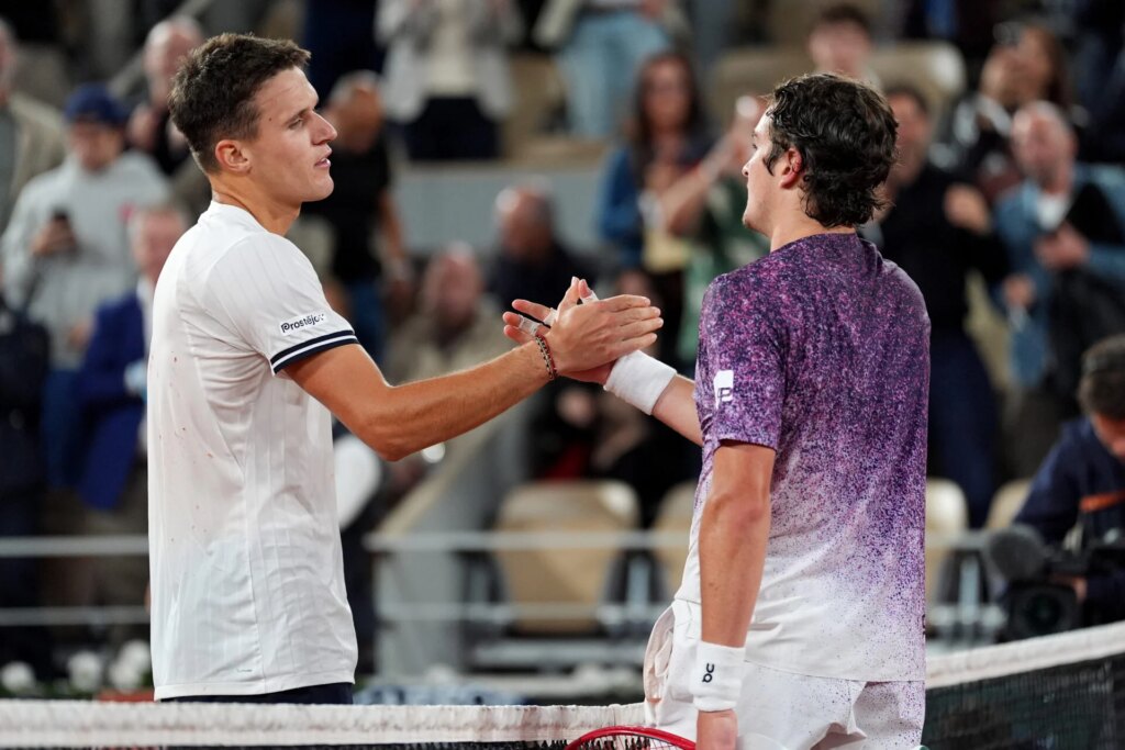 Jakub Mensik says he 'could not hear' the Roland Garros crowd during his win over Joao Fonseca