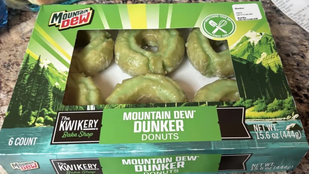 Kwik Trip is selling Mountain Dew donuts and fans are already hunting them down Mountain Dew Dunker