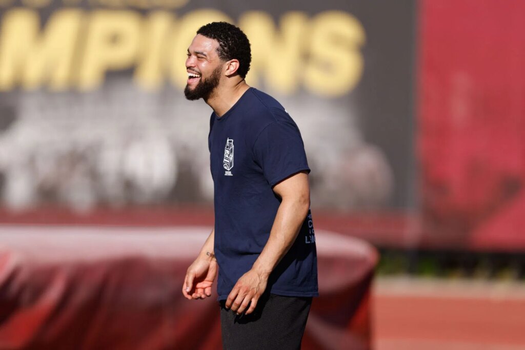 COLLEGE FOOTBALL: MAR 12 USC Pro Day - Source: Getty