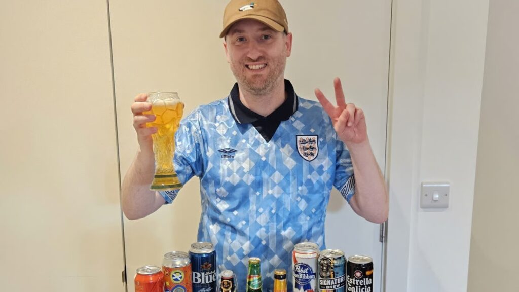 man with 48 world cup beers
