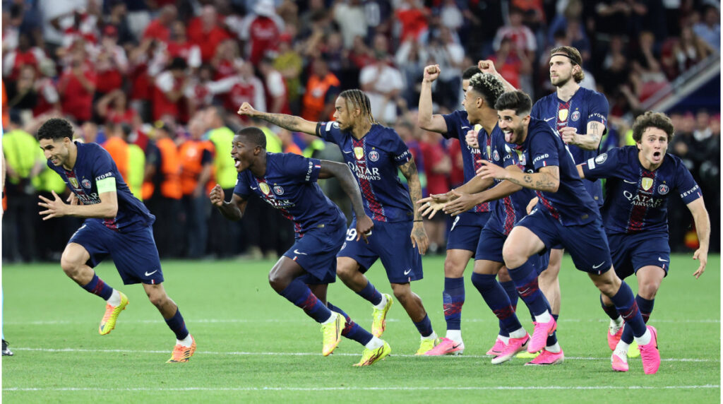PSG and Luis Enrique join Champions League elite with Arsenal penalty shootout win PSG and Luis Enrique join Champions League elite with Arsenal penalty shootout win