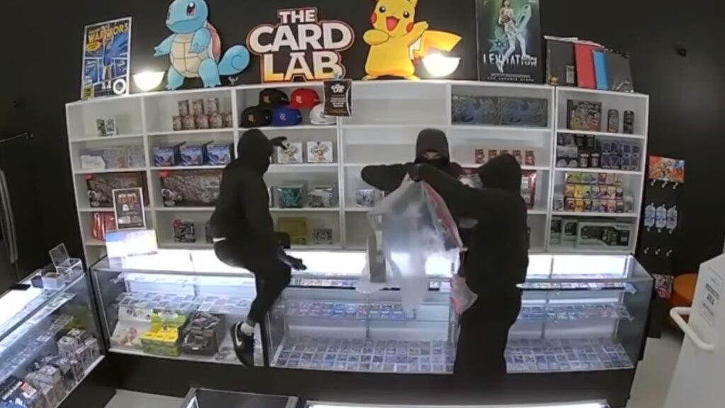 Real-life Team Rocket steals $15,000 worth of Pokemon cards in just 39 seconds taller boy coors can