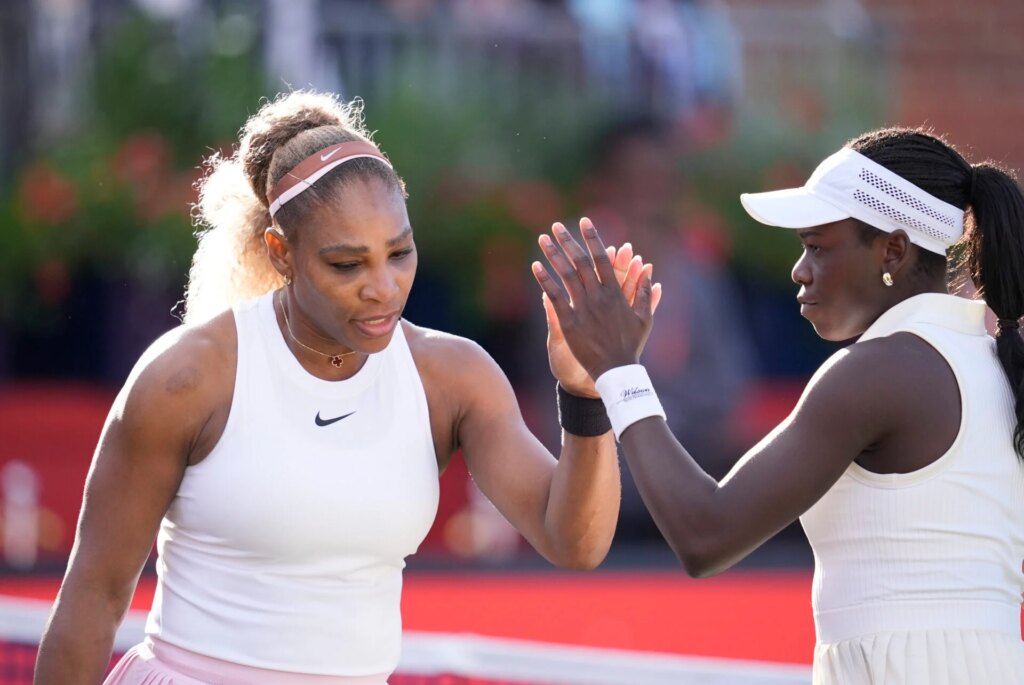 Serena Williams sends message to Victoria Mboko after injury ends their doubles run at Queen’s Serena Williams sends message to Victoria Mboko after injury ends their doubles run at Queen’s