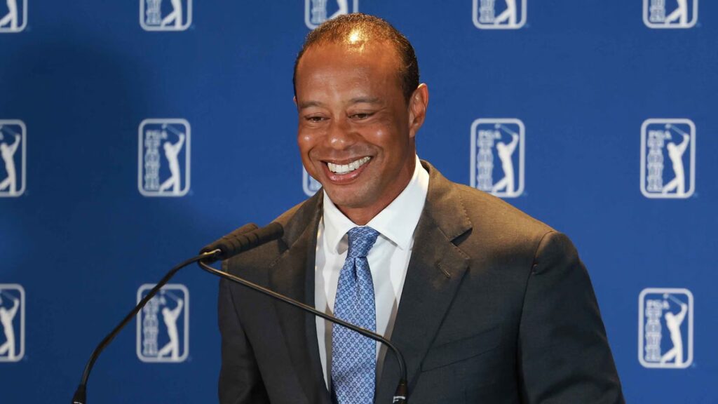 Tiger Woods said little in return to public eye but made his presence felt Tiger Woods said little in return to public eye but made his presence felt