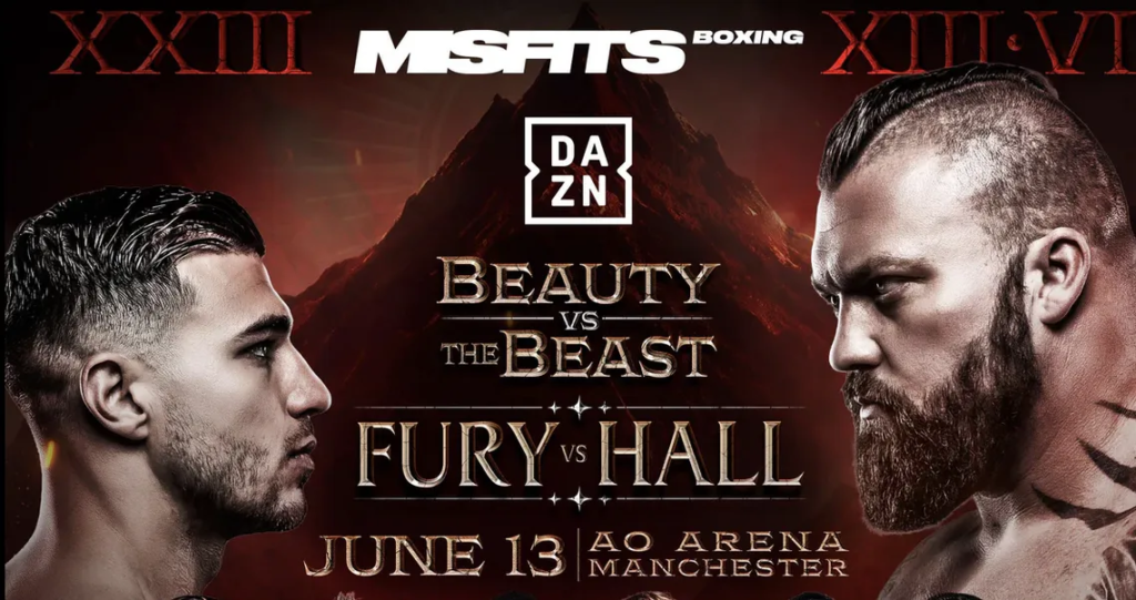 Tommy Fury Vs. Eddie Hall Full Fight Card, Start Time