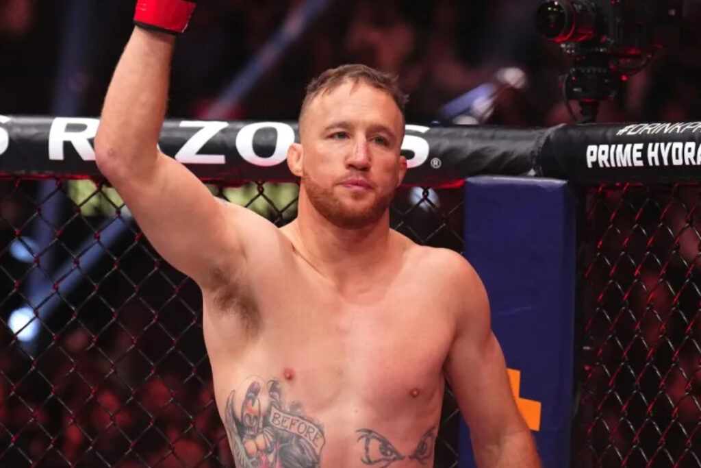 UFC Freedom 250 Results: Justin Gaethje stops Ilia Topuria (Video) Justin Gaethje enters the UFC Octagon