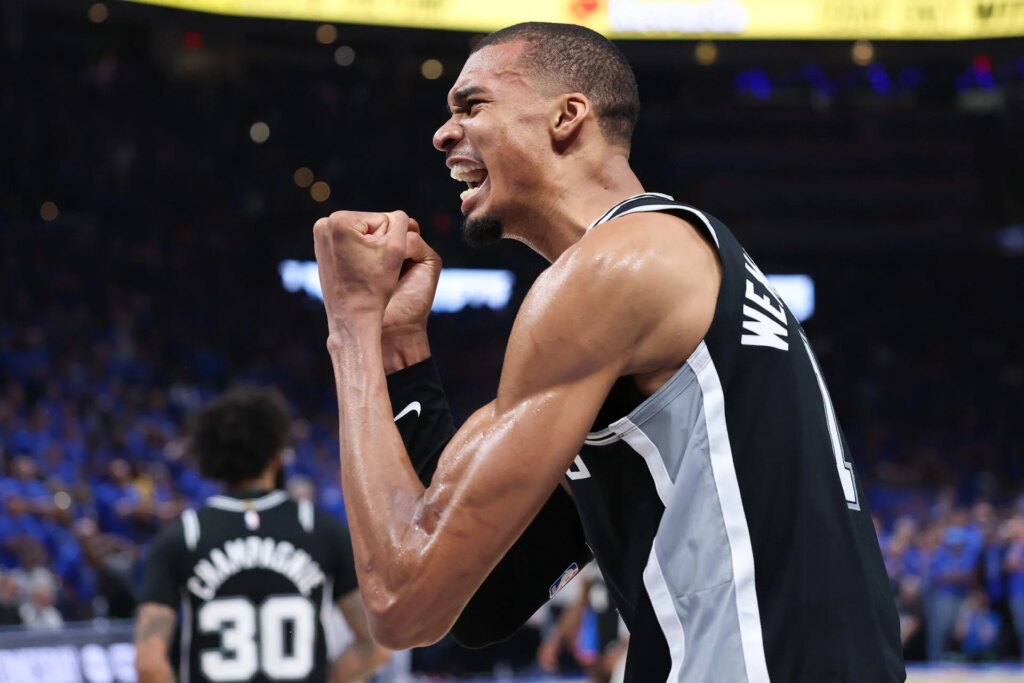 Wembanyama's fourth-quarter stepback in Game 7 is the shot Karl-Anthony Towns has to plan around