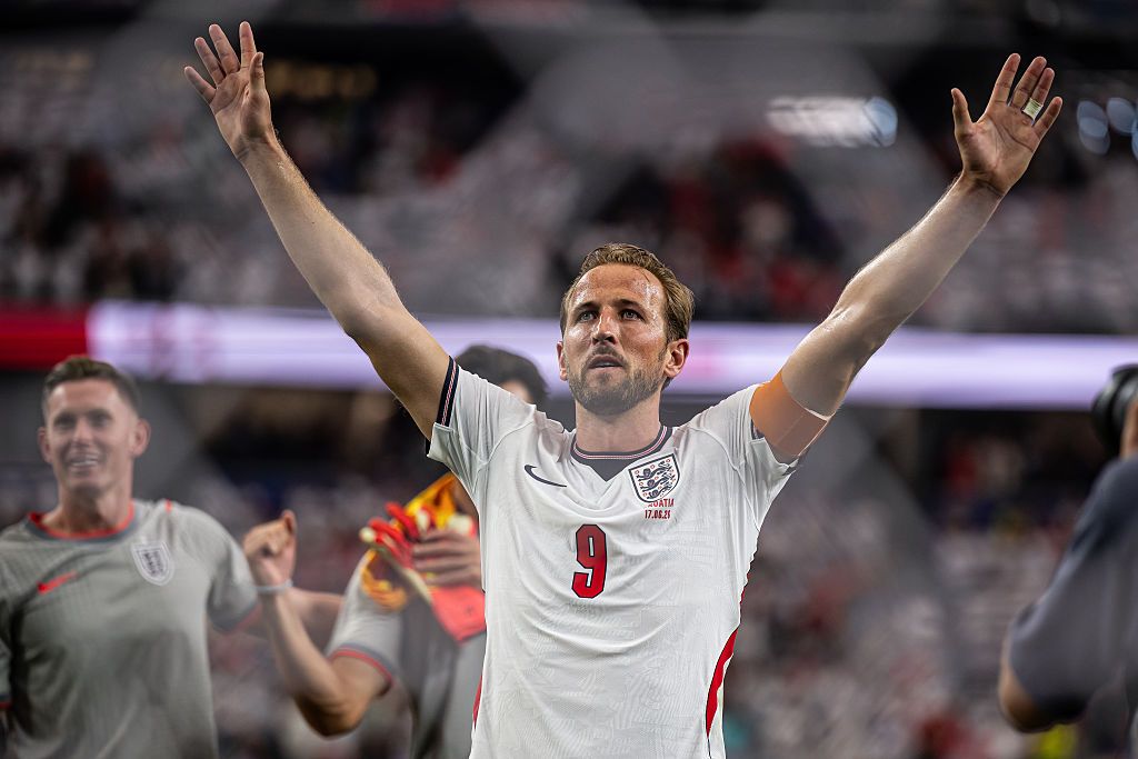 Who is going to win the 2026 World Cup Golden Boot? At the World Cup, Harry Kane with his arms raised, looking at the fans after England's opener vs Croatia.