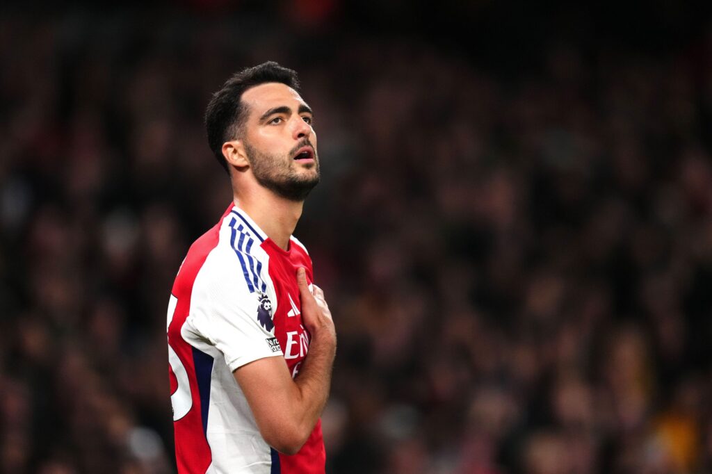 ‘I read on social media that I was going to be played as a striker in our next game. I was honestly just laughing, but then one of the coaches said it might happen’ Mikel Merino on playing up front for Arsenal ‘I read on social media that I was going to be played as a striker in our next game. I was honestly just laughing, but then one of the coaches said it might happen’ Mikel Merino on playing up front for Arsenal
