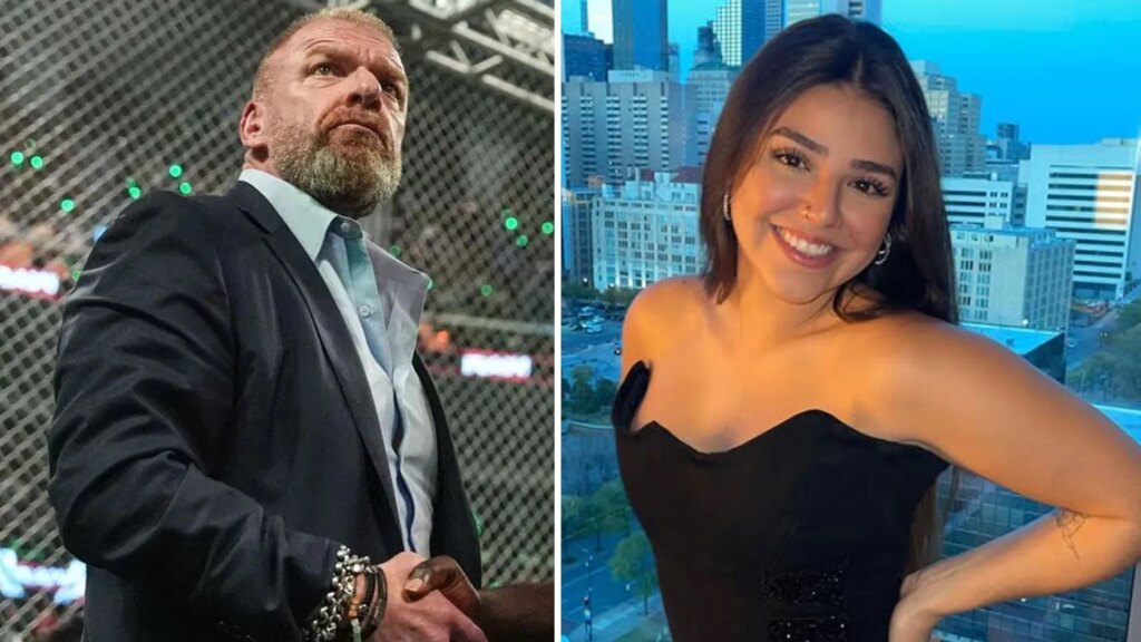 Triple H &amp; Aalyah. (Source: Getty &amp; Instagram/@aalyahgutierrez)