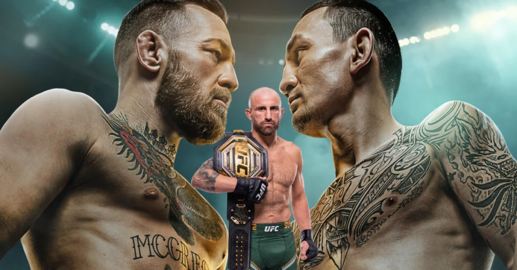 Alexander Volkanovski Predicts Whether Conor McGregor Can Beat Max Holloway At UFC 329 Alexander Volkanovski, Conor McGregor, Max Holloway