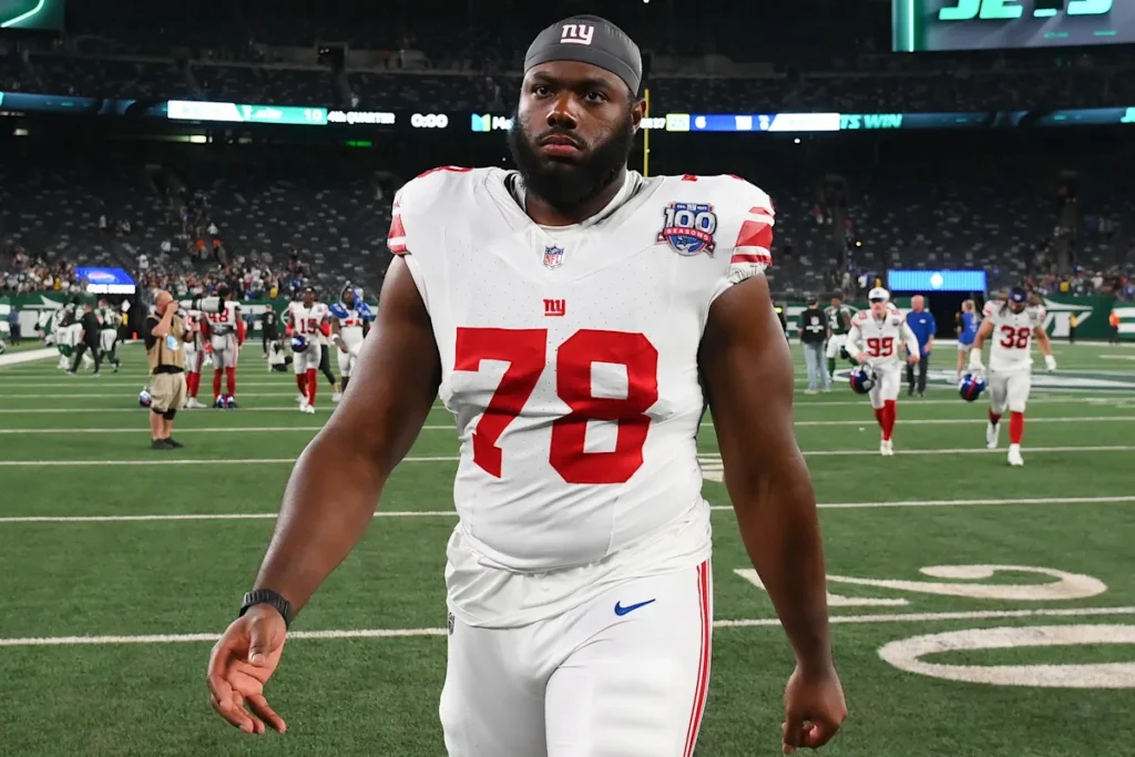 Andrew Thomas promises a more physical New York Giants offense in 2026