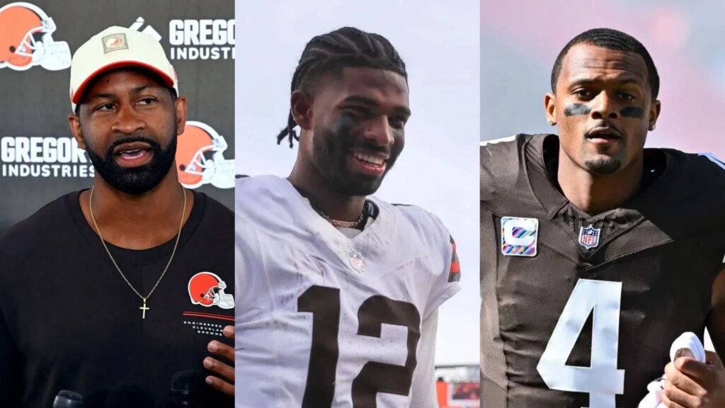 Browns GM Andrew Berry offers cryptic response to Shedeur Sanders vs. Deshaun Watson QB1 battle - Source: Getty