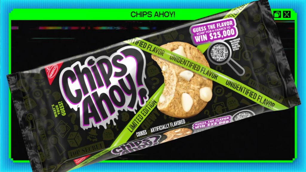 Chips Ahoy reveals mystery flavor cookie with $25k prize for guessing what it is Chips Ahoy mystery flavor packet