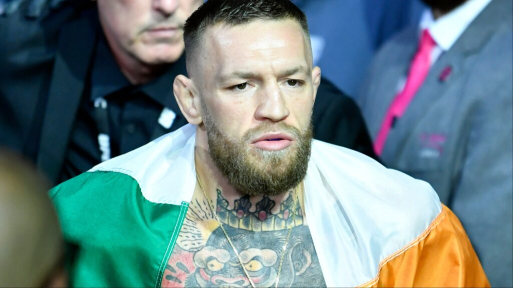 Conor McGregor predicted to earn shocking first-round KO at UFC 329 by current champ Conor McGregor walks to the Octagon at UFC 264