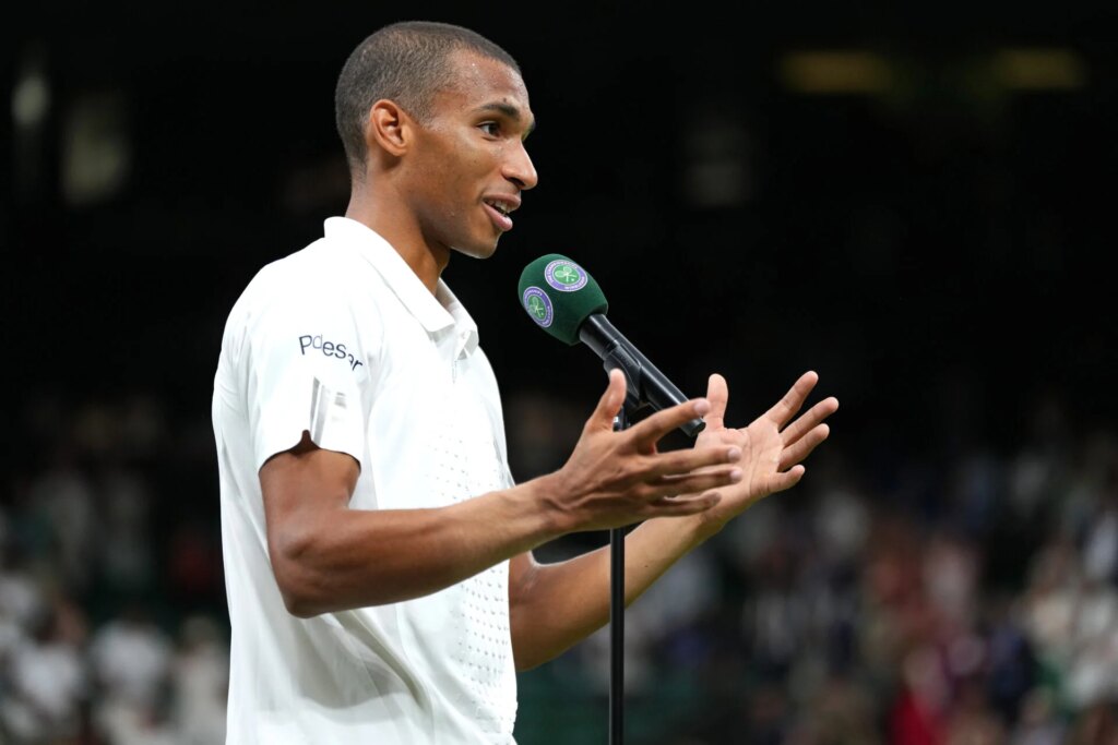 Felix Auger-Aliassime congratulates Wimbledon on what they have managed to achieve as a tournament Felix Auger-Aliassime congratulates Wimbledon on what they have managed to achieve as a tournament