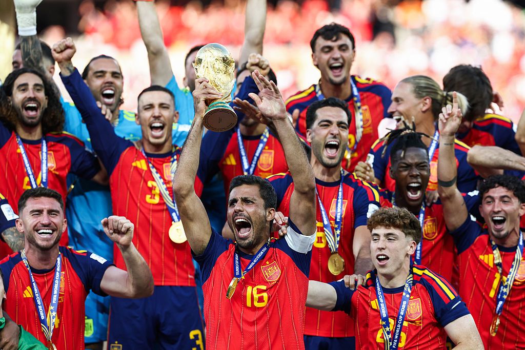 HENRY WINTER: Spain’s World Cup triumph is a victory for football. Argentina came to fight but were slain by Luis de la Fuente’s matadors Spain captain Rodri lifts the World Cup trophy after the 2026 final