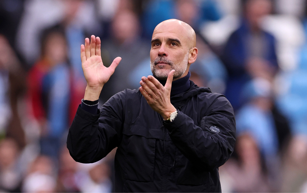 Italian Football Federation holds talks with Pep Guardiola about becoming national team head coach: report Pep Guardiola, Manager of Manchester City, acknowledges the fans following the Premier League match between Manchester City and Brentford at Etihad Stadium on May 09, 2026 in Manchester, England.