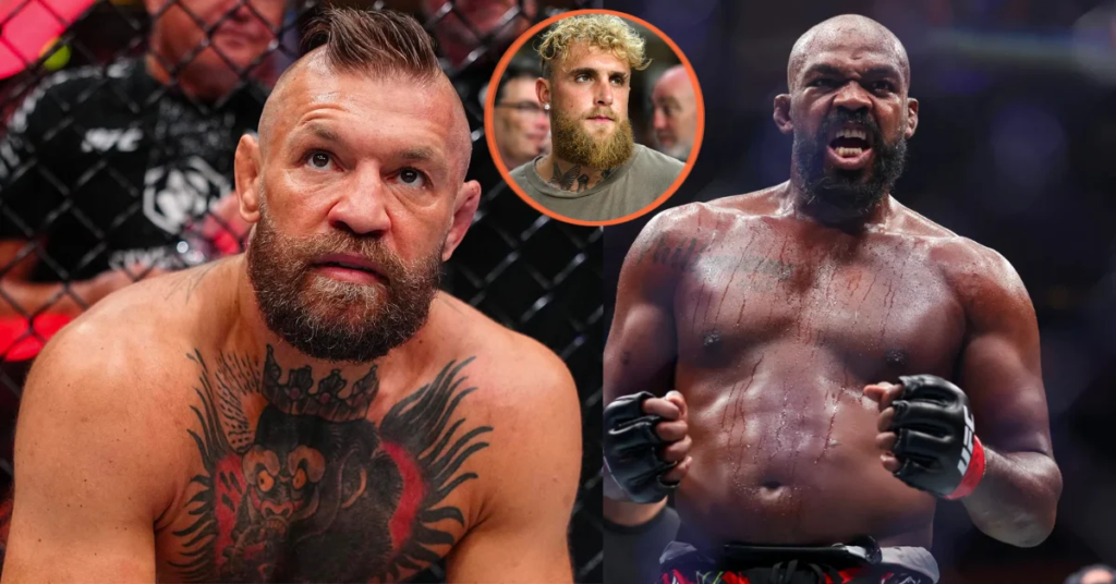 Jon Jones And Jake Paul Unite To Back Conor McGregor After UFC 329 Setback Jon Jones, Conor McGregor, Jake Paul