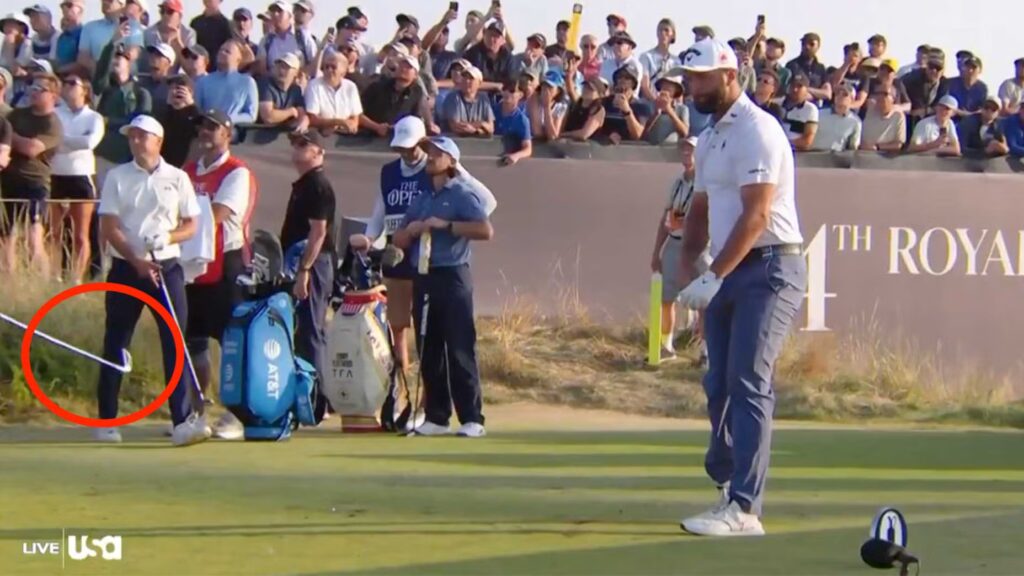 Jon Rahm receives code-of-conduct warning for tomahawking club Jon Rahm receives code-of-conduct warning for tomahawking club