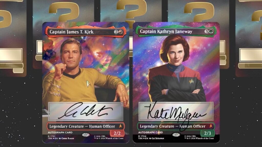 Magic: The Gathering Reveals First Ever Signed Cards In New Star Trek Set Magic: The Gathering Reveals First Ever Signed Cards In New Star Trek Set
