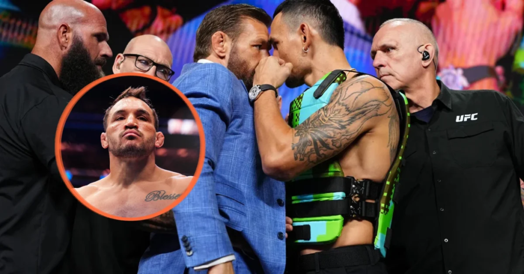 Michael Chandler Reveals His Pick For Conor McGregor Vs. Max Holloway 2 Michael Chandler, Conor McGregor, Max Holloway