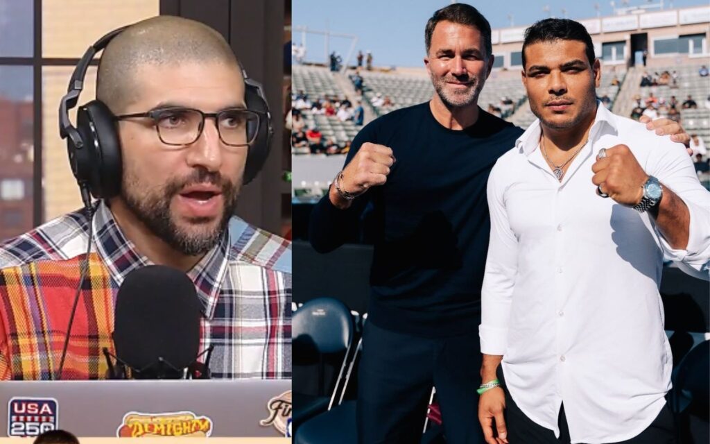 Paulo Costa reportedly approaches Ariel Helwani for Eddie Hearn’s number for Matchroom representation, per Hearn Paulo Costa