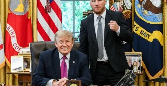 President Trumps Hosts Gaethje In Oval Office After White House Win President Trumps Hosts Gaethje In Oval Office After White House Win