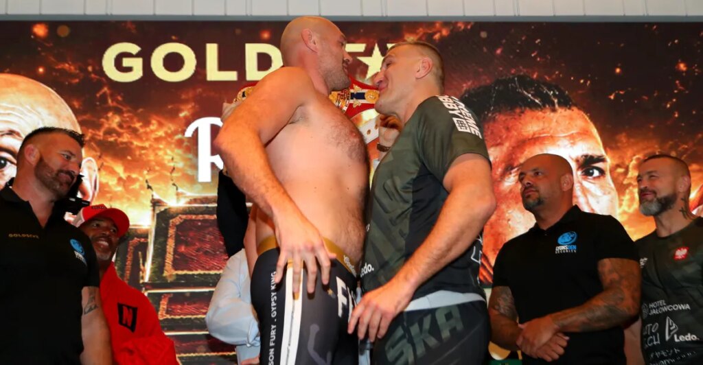 Tyson Fury vs. Mariusz Wach weigh ins results, face off video for boxing match you can’t watch Tyson Fury vs. Mariusz Wach weigh ins results, face off video for boxing match you can’t watch
