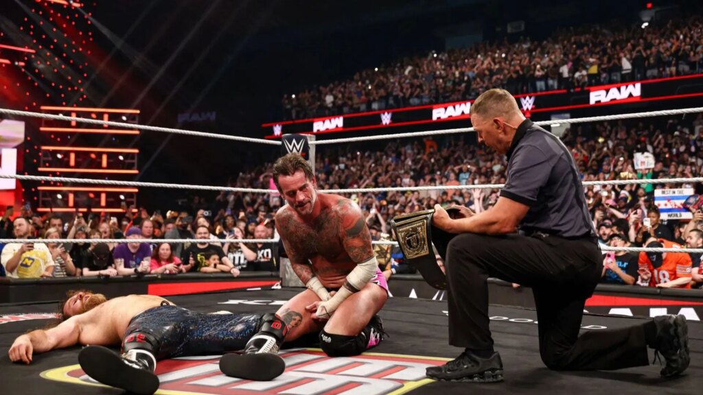 VIDEO: Chicago Rips Sami Zayn Apart After Heartbreaking Title Loss; WWE Star Responds CM Punk defeated Sami Zayn to win the WWE Championship. (Image credits: Getty)