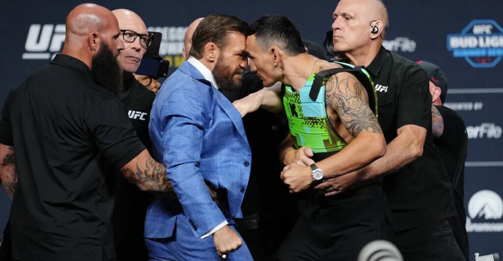 What time will Conor McGregor fight tonight at UFC 329?