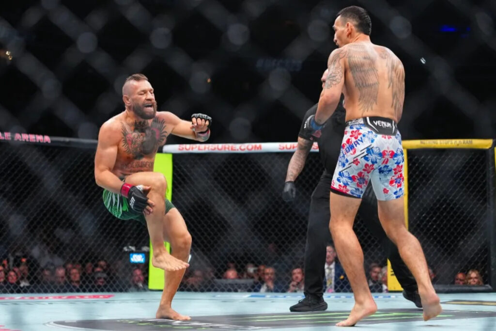 Conor McGregor suffers injury during UFC 329 return against Max Holloway