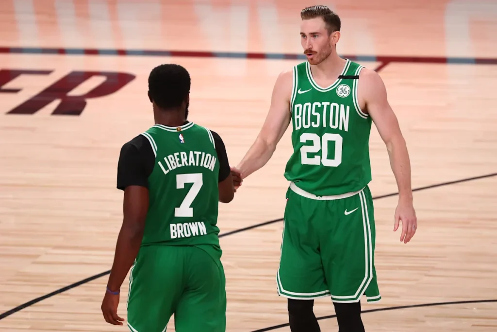 Why did Gordon Hayward mention Tatum’s camp talking about the Jaylen Brown trade impetus? Why did Gordon Hayward mention Tatum's camp talking about the Jaylen Brown trade impetus?