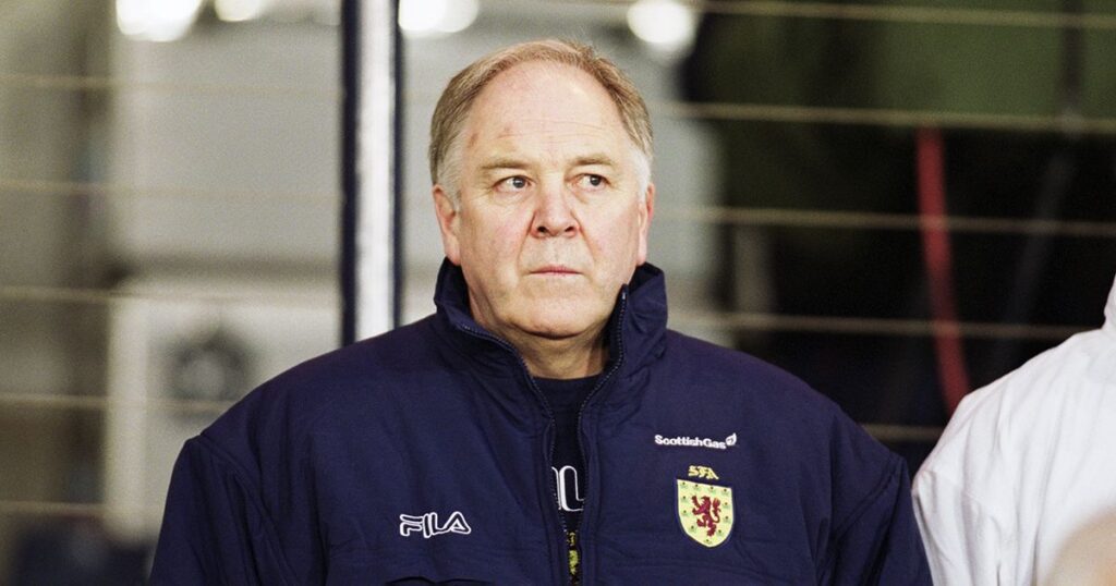 Portrait of Scotland coach Craig Brown before the World Cup 2002 Group Six Qualifying match against San Marino played at Hampden Park, in Glasgow, Scotland. Scotland won the match 4-0.