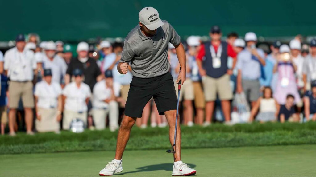 'Entire body is shaking': Inside the white-knuckle pressure of U.S. Amateur Saturday