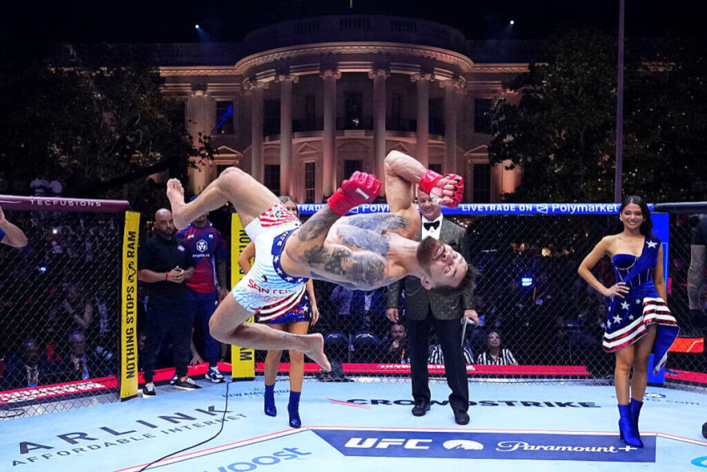 Mauricio Ruffy warns his grappling has vastly improved ahead of UFC 331 clash with Arman Tsarukyan: “I’m still learning” Mauricio Ruffy celebrates after his UFC Freedom 250 win over Michael Chandler