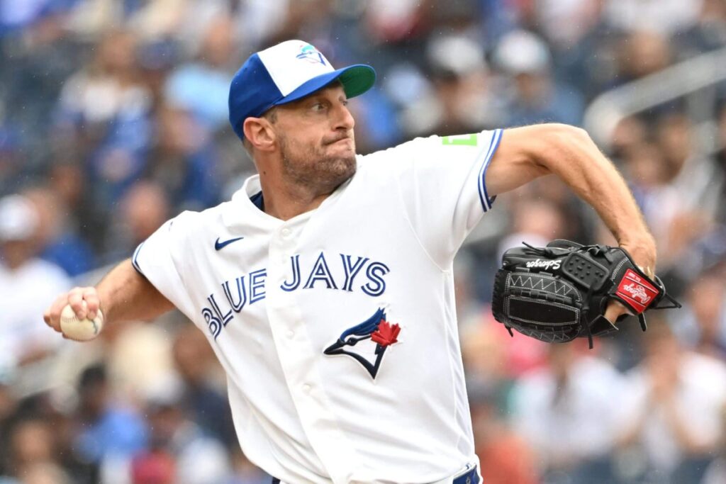 Max Scherzer delivers ‘time machine’ start when Blue Jays need it most Max Scherzer delivers ‘time machine’ start when Blue Jays need it most