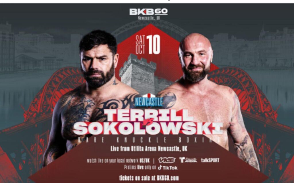 Mick Terrill Headlines BKB 60 As Bare Knuckle Boxing Makes Newcastle Debut BKB
