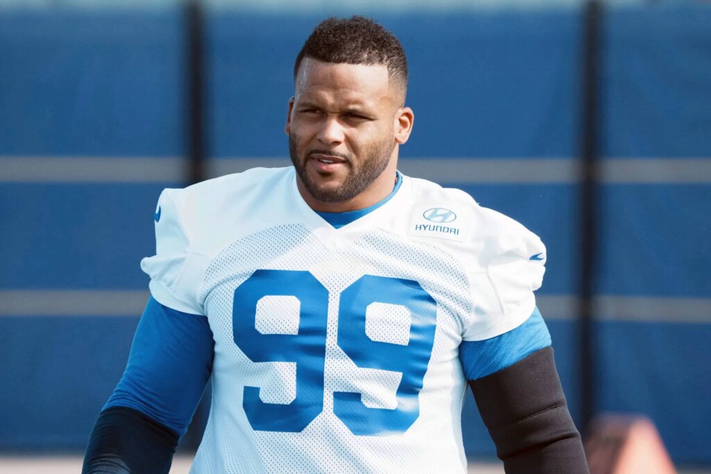 NFL: Los Angeles Rams Aaron Donald Press Conference - Source: Imagn