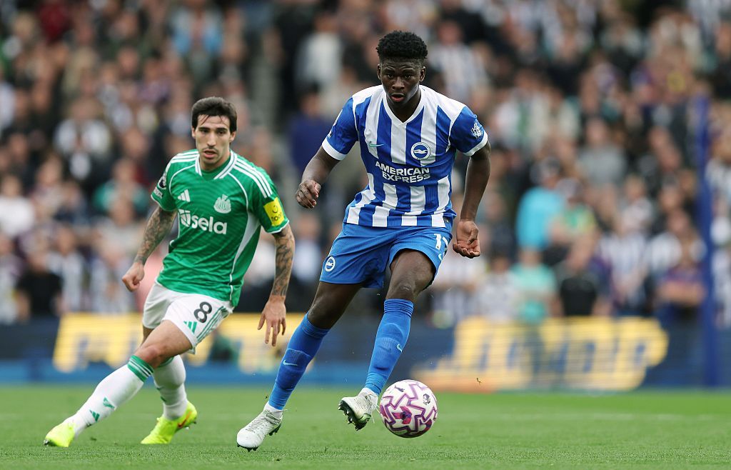 Newcastle United ready to splash Sandro Tonali and Bruno Guimaraes cash on Brighton star: report Carlos Baleba in action against Newcastle