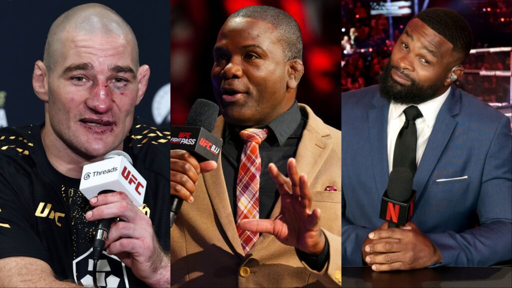 Sean Strickland trades heated DMs with Tyron Woodley over Din Thomas cornering controversy Sean Strickland, Tyron Woodley and Din Thomas