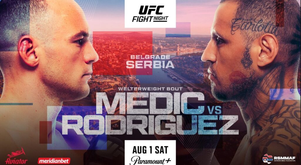 UFC Belgrade, Uros Medic, Daniel Rodriguez, Results, UFC