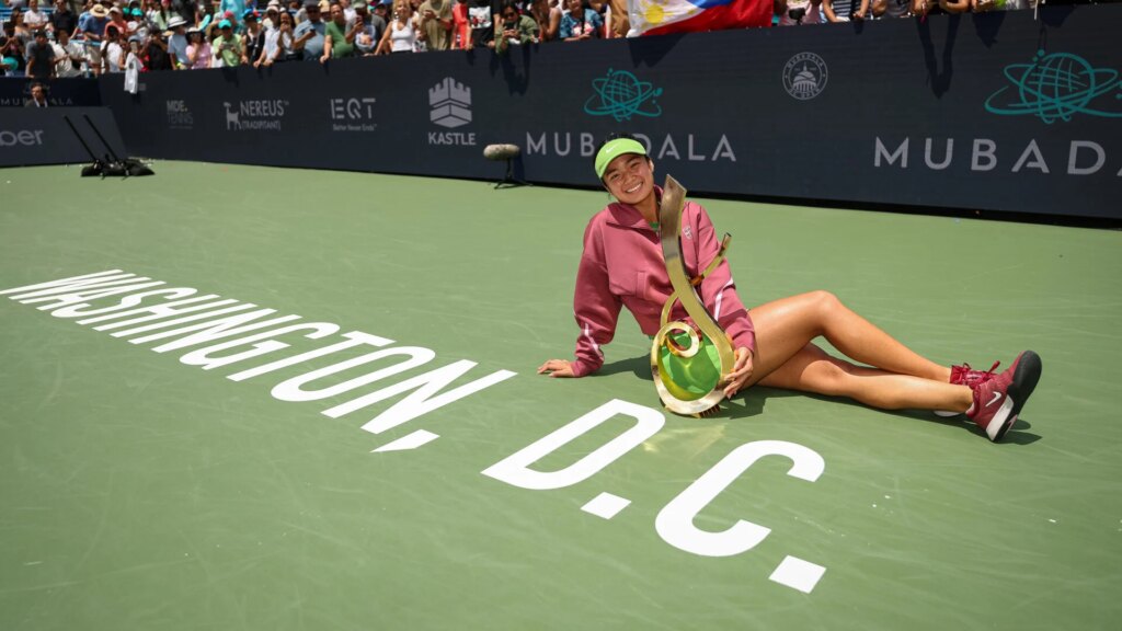 What Alexandra Eala’s next goal should be after winning the Washington Open What Alexandra Eala's next goal should be after winning the Washington Open