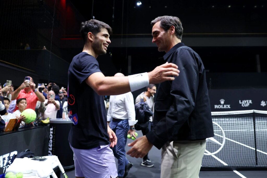 Carlos Alcaraz praised for having exactly the same talent as Roger Federer, ‘it’s insane’ Carlos Alcaraz praised for having exactly the same talent as Roger Federer, ‘it’s insane’
